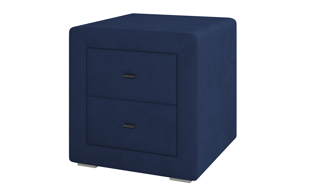 Тумба прикроватная 06.34 - 01 Гамма велюр fresh найт блю